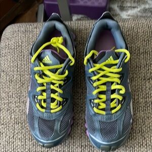 adidas Athletic Shoes - Gray and Yellow